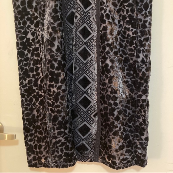 LUCKY BRAND dark blue velvet and sequin sheath - Picture 5 of 7